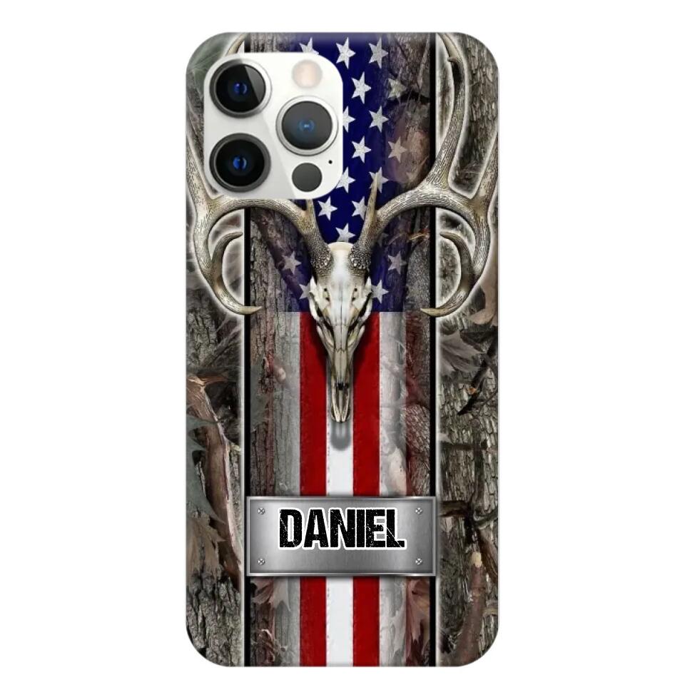 Personalized Deer Hunting Lovers Phonecase Printed QTVD0402