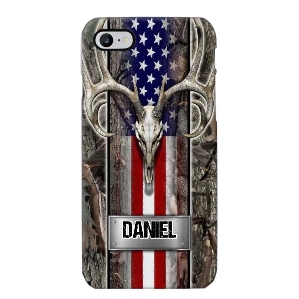 Personalized Deer Hunting Lovers Phonecase Printed QTVD0402