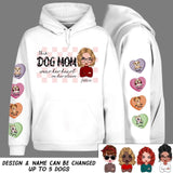 Personalized This Dog Mom Wear Her Heart On Her Sleeve Hoodie 3D Printed 23FEB-DT06