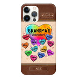 Personalized Grandma's Sweetheart & Kid Name Phonecase Printed 23FEB-VD06