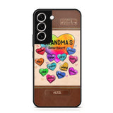 Personalized Grandma's Sweetheart & Kid Name Phonecase Printed 23FEB-VD06