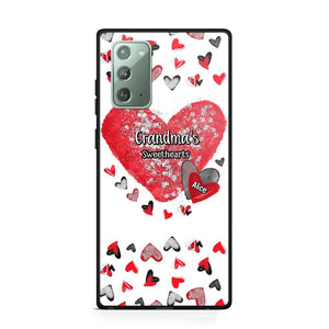 Personalized Grandma's Sweethearts & Kid's Name Phonecase Printed 23FEB-VD08