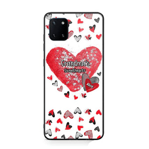 Personalized Grandma's Sweethearts & Kid's Name Phonecase Printed 23FEB-VD08