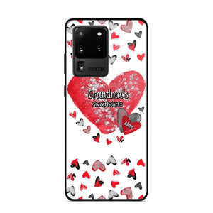 Personalized Grandma's Sweethearts & Kid's Name Phonecase Printed 23FEB-VD08