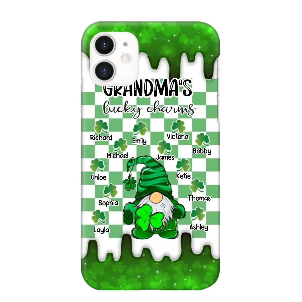 Personalized Grandma's Lucky Charms Kid Name Phonecase Printed QTVD0802