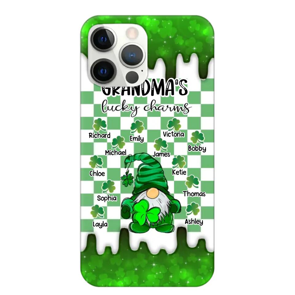 Personalized Grandma's Lucky Charms Kid Name Phonecase Printed QTVD0802