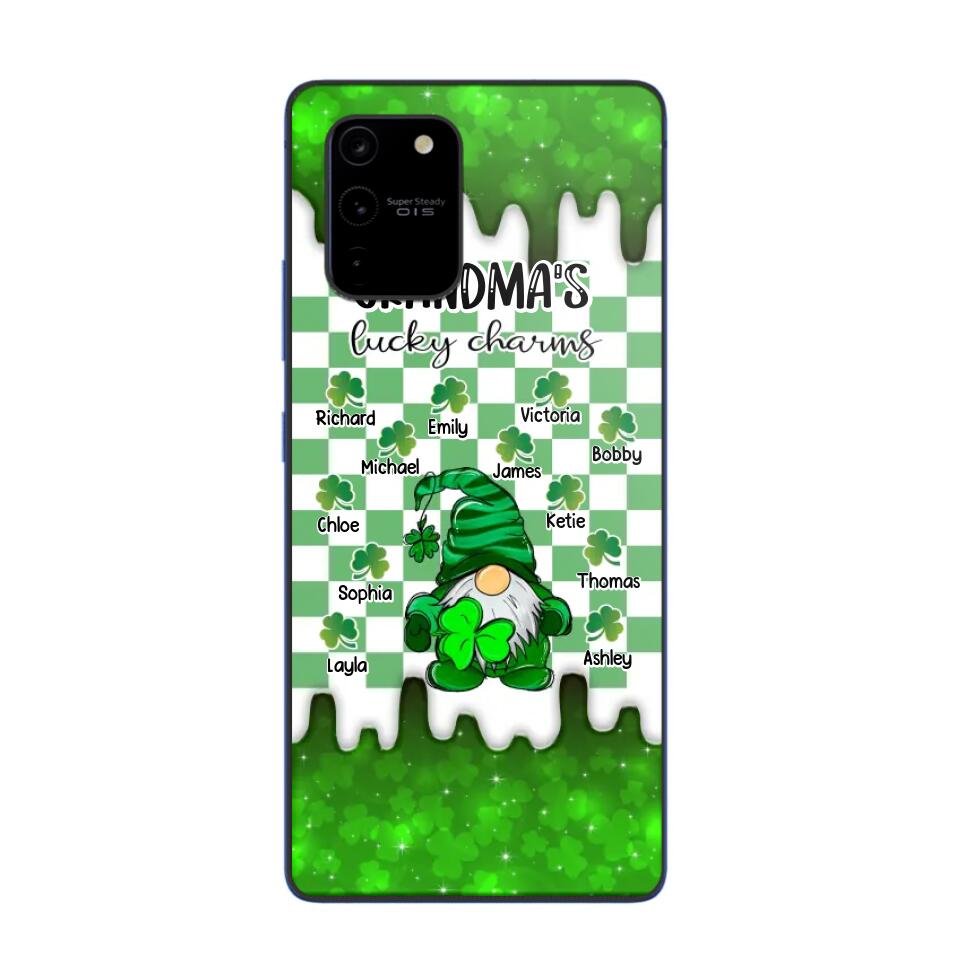 Personalized Grandma's Lucky Charms Kid Name Phonecase Printed QTVD0802