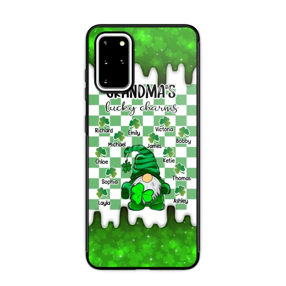 Personalized Grandma's Lucky Charms Kid Name Phonecase Printed QTVD0802