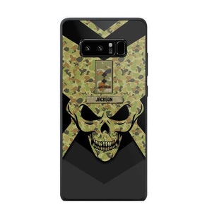 Personalized Australian Soldier/ Veteran Rank Camo with Name Phonecase Printed 23FEB-HQ10