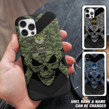 Personalized Canadian Soldier/ Veteran Rank Camo with Name Phonecase Printed 23FEB-HQ10