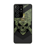 Personalized Canadian Soldier/ Veteran Rank Camo with Name Phonecase Printed 23FEB-HQ10