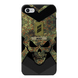 Personalized German Soldier/ Veteran Rank Camo with Name Phonecase Printed 23FEB-HQ10