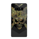 Personalized German Soldier/ Veteran Rank Camo with Name Phonecase Printed 23FEB-HQ10