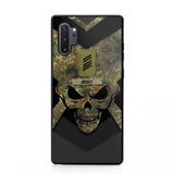 Personalized German Soldier/ Veteran Rank Camo with Name Phonecase Printed 23FEB-HQ10