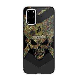 Personalized German Soldier/ Veteran Rank Camo with Name Phonecase Printed 23FEB-HQ10