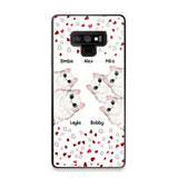 Personalized Cat Lovers Heart Phonecase Printed 23FEB-VD13