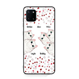 Personalized Cat Lovers Heart Phonecase Printed 23FEB-VD13