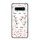 Personalized Cat Lovers Heart Phonecase Printed 23FEB-VD13