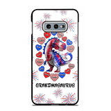 Personalized Grandmasaurus Nana Aunt Mom Kid Name Heart US Phonecase Printed PNVD1602