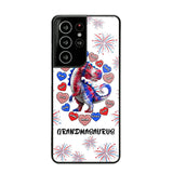 Personalized Grandmasaurus Nana Aunt Mom Kid Name Heart US Phonecase Printed PNVD1602