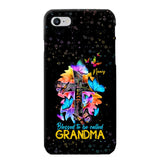 Personalized Butterfly Blessed To Be Called Grandma & Kid's Name Phonecase Printed PNHQ1602