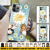 Personalized Flower Cat Lovers Phonecase Printed QTHQ1802