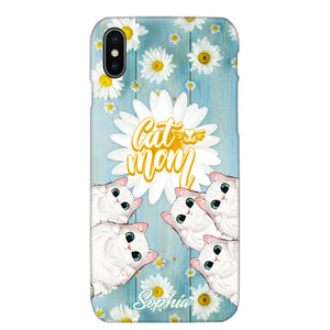 Personalized Flower Cat Lovers Phonecase Printed QTHQ1802