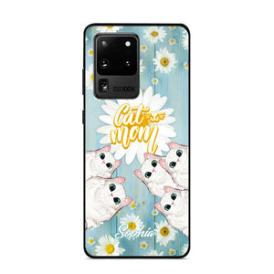 Personalized Flower Cat Lovers Phonecase Printed QTHQ1802