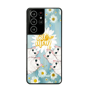 Personalized Flower Cat Lovers Phonecase Printed QTHQ1802