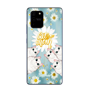 Personalized Flower Cat Lovers Phonecase Printed QTHQ1802