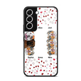 Personalized Hearts Dog Lovers Phonecase Printed 23FEB-VD20