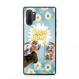 Personalized Flowers Dog Mom Dog Lovers Phonecase Printed QTHQ2002