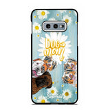 Personalized Flowers Dog Mom Dog Lovers Phonecase Printed QTHQ2002