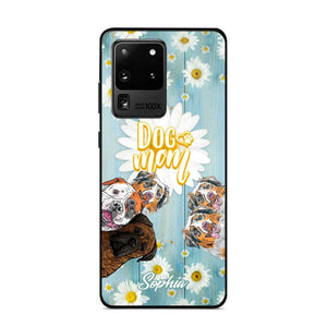 Personalized Flowers Dog Mom Dog Lovers Phonecase Printed QTHQ2002