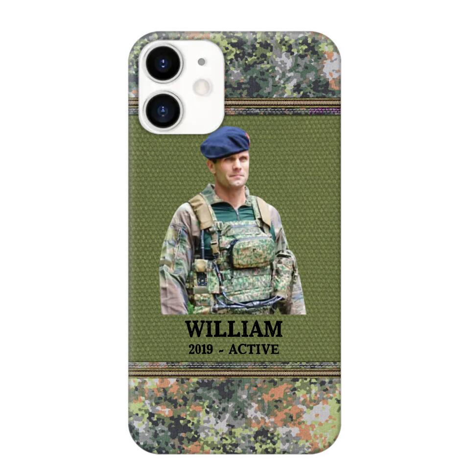 Personalized Upload Photo Netherlands Veteran/Soldier Phonecase Printed 23FEB-HQ28