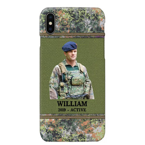 Personalized Upload Photo Netherlands Veteran/Soldier Phonecase Printed 23FEB-HQ28