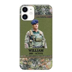 Personalized Upload Photo Netherlands Veteran/Soldier Phonecase Printed 23FEB-HQ28