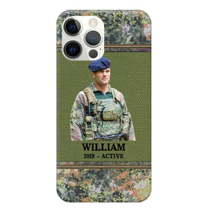 Personalized Upload Photo Netherlands Veteran/Soldier Phonecase Printed 23FEB-HQ28