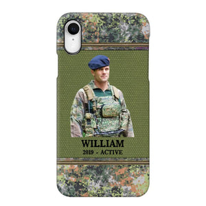 Personalized Upload Photo Netherlands Veteran/Soldier Phonecase Printed 23FEB-HQ28