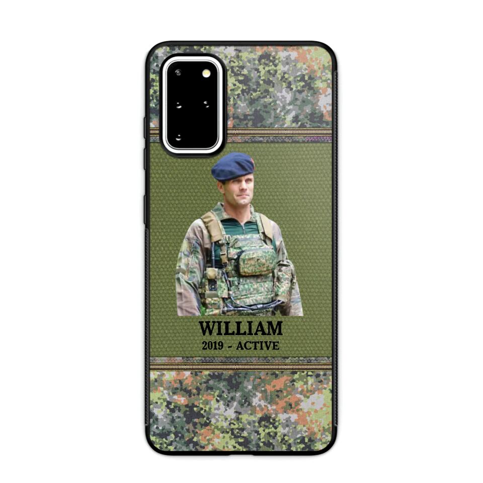 Personalized Upload Photo Netherlands Veteran/Soldier Phonecase Printed 23FEB-HQ28