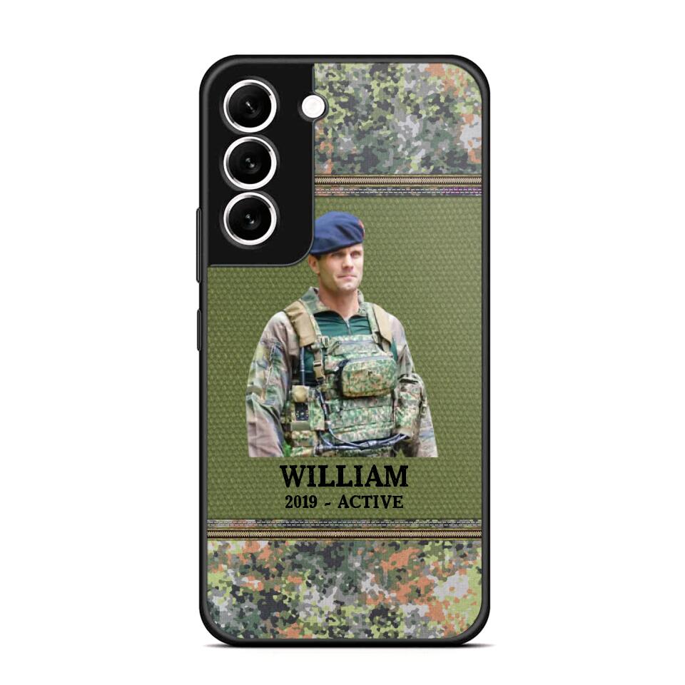 Personalized Upload Photo Netherlands Veteran/Soldier Phonecase Printed 23FEB-HQ28