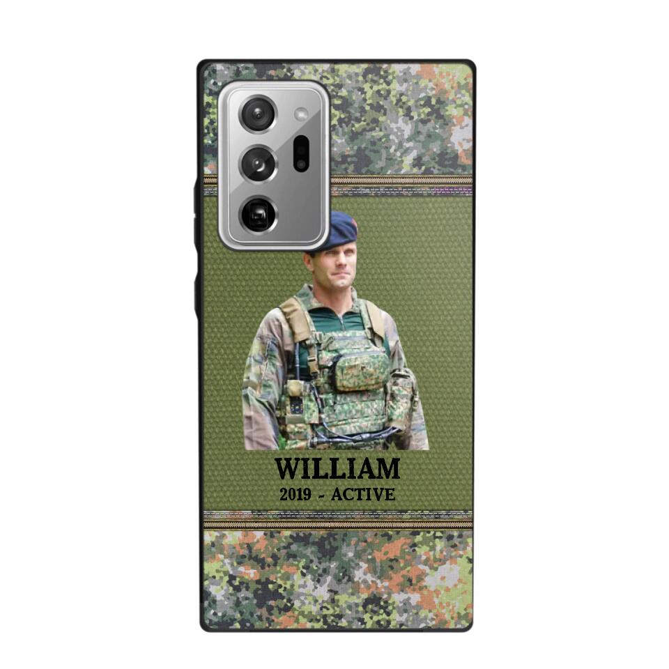 Personalized Upload Photo Netherlands Veteran/Soldier Phonecase Printed 23FEB-HQ28