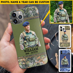 Personalized Upload Photo Netherlands Veteran/Soldier Phonecase Printed 23FEB-HQ28