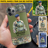 Personalized Upload Photo Netherlands Veteran/Soldier Phonecase Printed 23FEB-HQ28