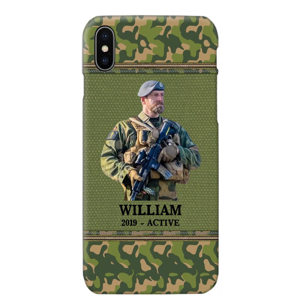 Personalized Upload Photo Norwegian Veteran/Soldier Phonecase Printed 23FEB-HQ28