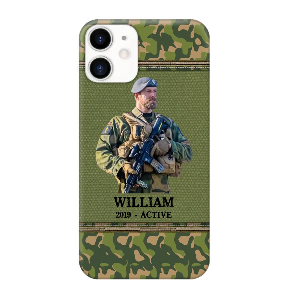 Personalized Upload Photo Norwegian Veteran/Soldier Phonecase Printed 23FEB-HQ28