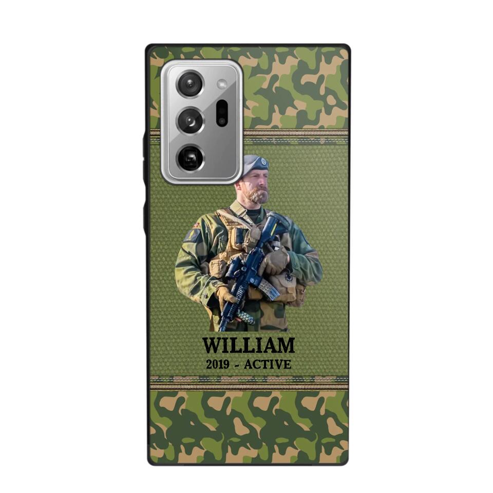 Personalized Upload Photo Norwegian Veteran/Soldier Phonecase Printed 23FEB-HQ28