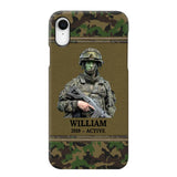 Personalized Upload Photo Swiss Veteran/Soldier Phonecase Printed 23FEB-HQ28