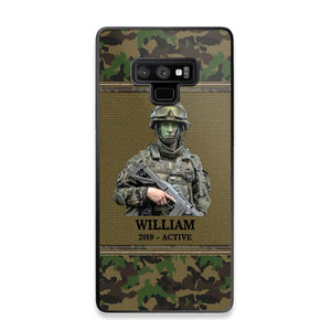 Personalized Upload Photo Swiss Veteran/Soldier Phonecase Printed 23FEB-HQ28