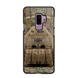 Personalized UK Veteran/Soldier Uniform Rank Camo Phonecase Printed 23MAR-DT01